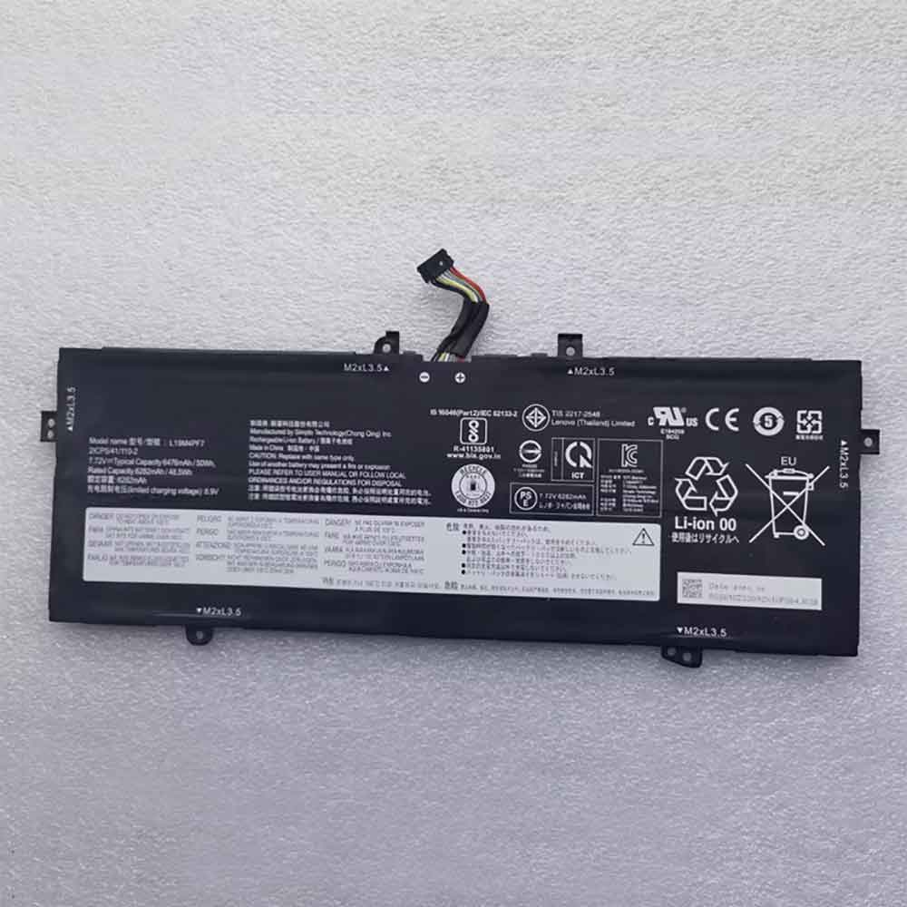 Batería para Thinkpad-2ICR19/lenovo-SB10Z33893